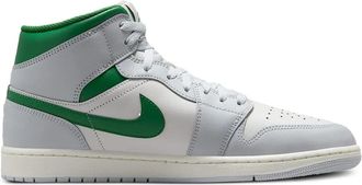 Nike Jordan Sneakers Jordan 1 Mid White/Pure Platinum/Pine Green - Bianco