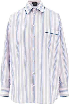 Etro Striped Collar Shirt