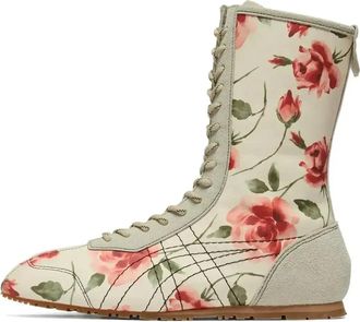 Onitsuka Tiger Mexico 66 Square Boots Floral White Cream 1183C848-100