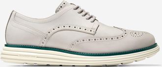 Cole Haan Mens &Oslash;riginal Grand Remastered Wingtip Oxford Shoes - Grey Size 10.5