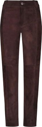 Johanna Ortiz Pantaloni Cartography in pelle - Marrone