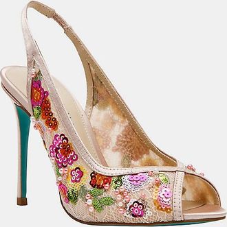 Betsey Johnson Gerri Sequin Heels