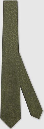 Gucci Silk Jacquard Tie, Green, Silk