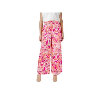 Only Wide Trousers, female, Multicolor, Size: M Multicolor Stylish Polyester Pants