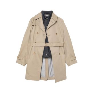 Junya Watanabe Trenchcoat - Heren - Trenchcoats - Beige - L - Jassen