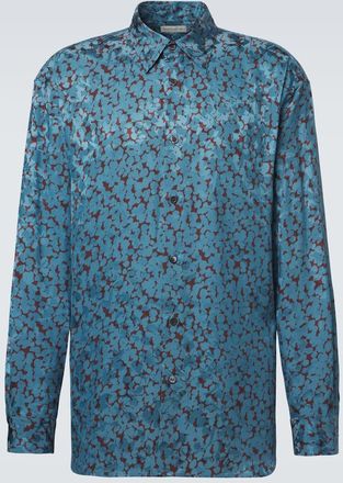 Dries Van Noten Printed satin shirt