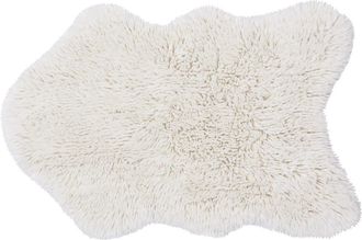 Lorena Canals Woolly Woolable Washable Wool Rug in White at Nordstrom