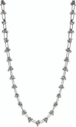 Ed Hardy Mens Oval Link Necklace in Silver at Nordstrom Rack