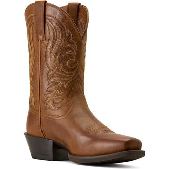 Ariat Sport Lawman Square Toe Cowboy Boot in Brown at Nordstrom, Size 11.5