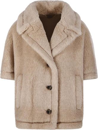 Max Mara Corvino Cape - Dames - Jassen - Beige - M/L - Jassen