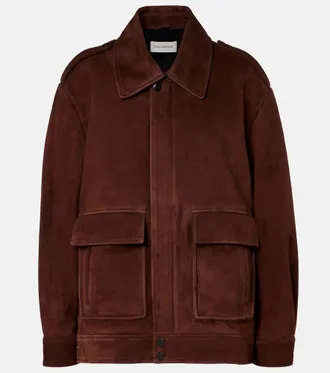 Nour Hammour Drey suede field jacket
