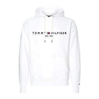 Tommy Hilfiger Hoodies, male, White, Size: XL Felpa