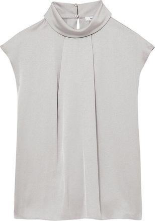 Reiss Dania High Neck Shell Top