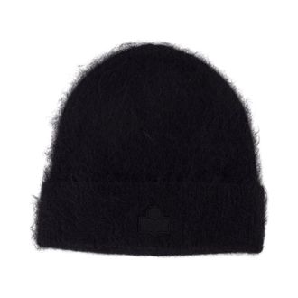 Isabel Marant Peeta Beanie - Dames - Hoeden - Zwart - ONE Size - Wol - Accessoires