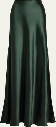 Ralph Lauren Collection Masina Satin Maxi Skirt