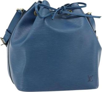 Louis Vuitton Pre-owned Vintage Bucket Bag - Dames - Vintage Tas - Blauw - ONE Size - Leer - Vintage