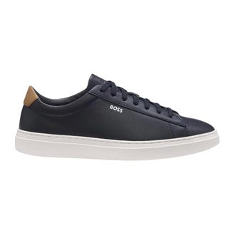 HUGO BOSS Heren, Schoenen, Blauw, Maat: 42 EU Leer