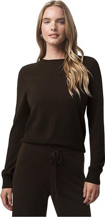 Splendid Tori Cashmere Crew Sweater Womens Sweater Soft Chocolate : LG (Womens 10-12), Cashmere/Denim