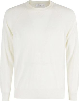 KANGRA Maglieria Girocollo - - Knitwear - Uomo - Bianco - M