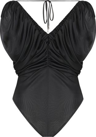 Pinko Womens Beccafico Nylon Bodysuit Black Polyester; Nylon; Elastane Tops Top
