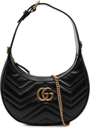 Gucci Pre-owned Gucci Mini GG Marmont Matelasse Calfskin Half Moon Bag Ladies 2LKS05EPZ8V58XV5