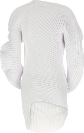 Issey Miyake Womens White Polyester Casual Dress