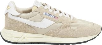 Autry Reelwind Low Sneakers - Heren - Sneakers - Beige - 46 EU - Katoen - Schoenen