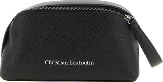 Christian Louboutin Nostalgische Reiziger Make-up Tas - Heren - Toilettassen - Zwart - ONE Size - Tassen