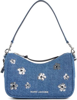 Marc Jacobs Denim Sequin Daisy Drifter Convertible Shoulder Bag in Medium Denim at Nordstrom Rack