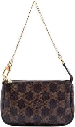 Louis Vuitton Pre-owned Mini Bags, female, Brown, Size: ONE SIZE Pre-owned Mini Pochette Accessoires
