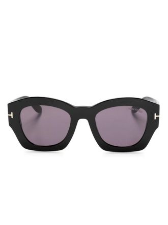 Tom Ford Eyewear Occhiali da sole Guilliana con lenti colorate - Nero