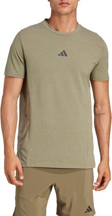 adidas AEROREADY Performance T-Shirt in Olive Strata at Nordstrom Rack, Size Xx-Large