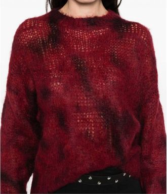 Isabel Marant Myriam Sweater In Deep Red