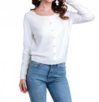 Kerisma Peggy Lightweight Cardigan In White