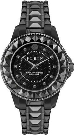 Philipp Plein Lady Rock Bracelet Strap Watch, 38mm in Ip Black at Nordstrom Rack