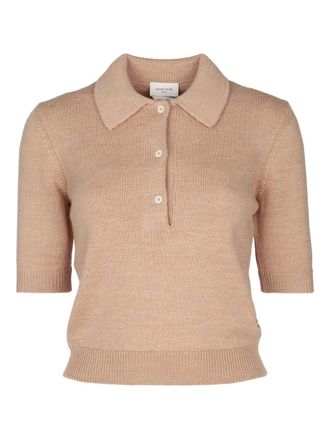 Jacob Cohen wool polo top - women - Wool - S - Neutrals