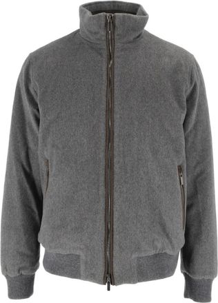 PESERICO C&aacute;rdigan con cremallera y cuello alto - Knitwear - Hombre - Gris - L