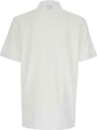 HUGO BOSS Mens Polo Shirt White Cotton T-Shirts And Polos