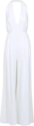 Aniye By Jumpsuits & Playsuits, Dames, Wit, S, Witte Wide-Leg Halter Jumpsuit