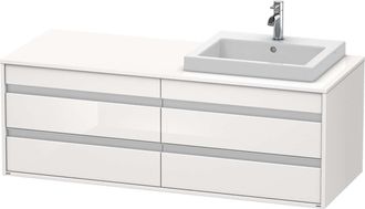 Duravit Ketho Mueble De Pared 6757, 4 Cajones, 1400mm, Para 1 - Duravit