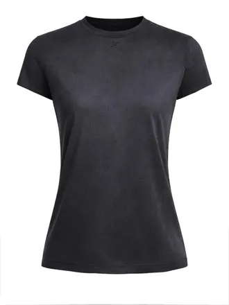 Courr&egrave;ges Cotton T-Shirt - Black