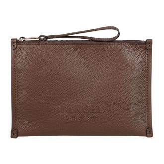 Lancel Bolsa de Mu&ntilde;eca con Cremallera S - Bags - Mujer - Marr&oacute;n - ONE SIZE