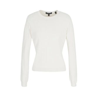 A|X Armani Exchange Dames, Truien, Wit, Maat: M Viscose