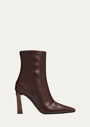 Giuseppe Zanotti 90mm Stretch Leather Ankle Booties