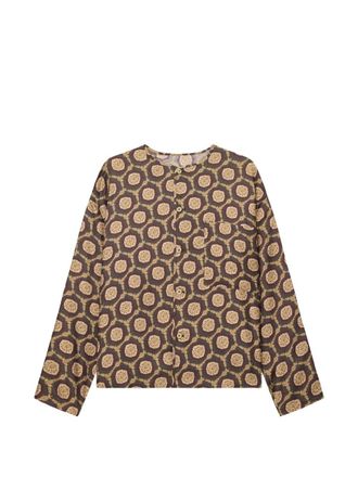 Emporio Armani Mens Printed Short Jacket