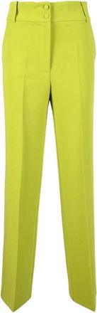 Access Fashion Access Fashion, Broeken, Dames, Groen, S, Polyester, Polyester Blend Slim Fit Broek