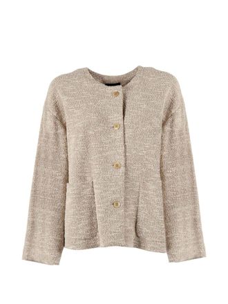 Emporio Armani Womens Cotton Blend Blazer Jacket