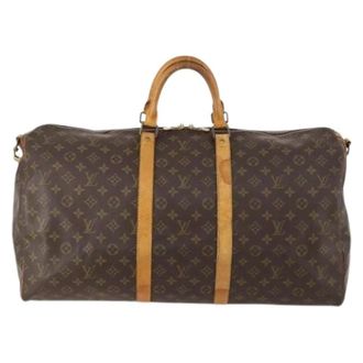 Louis Vuitton Pre-owned Weekend Bags, unisex, Brown, Size: ONE SIZE Pre-owned Keepall Bandouliere Bag