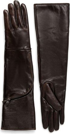 Gestuz Leren handschoenen - Bruin