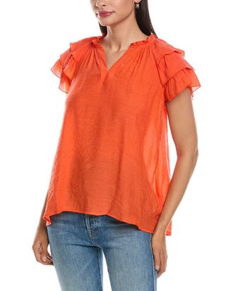 Nanette Lepore Tiered Sleeve Blouse